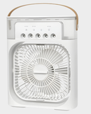 Mini Climatizador Portátil USB 3 em 1 – Ventilador, Umidificador e Refrigerador de Ar