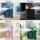 Mini Climatizador Portátil USB 3 em 1 – Ventilador, Umidificador e Refrigerador de Ar