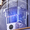 Mini máquina de lavar roupa dobrável portátil automática  bivolt 