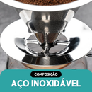 Filtro de Café Inox Reutilizável – Modelos 101, 102 e 103
