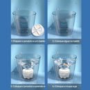 Mini Máquina de Lavar Roupas no Balde ou Bacia Portátil e Ultrassônica - USB