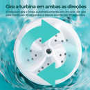 Mini Máquina de Lavar Roupas no Balde ou Bacia Portátil e Ultrassônica - USB