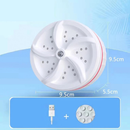 Mini Máquina de Lavar Roupas no Balde ou Bacia Portátil e Ultrassônica - USB