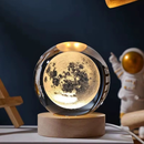 Mini Luminária Decorativa Globo LED - Lua Galáxia Sistema Solar Astronauta 