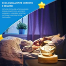 Mini Luminária Decorativa Globo LED - Lua Galáxia Sistema Solar Astronauta 