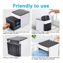 Mini Ar Condicionado Resfriador Portatil Air Cooler Umidificador Climatizador USB Original