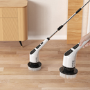 Escova de Limpeza Elétrica Giratória Recarregável 9 em 1 com Cabo Alongador