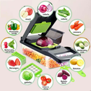 Fatiador de legumes cortador verduras multifuncional profissional em aço inoxidável 16 em 1