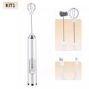 Mixer Elétrico Portátil 2 em 1 – Batedor de Bebidas e Alimentos