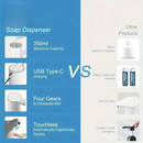 Dispenser Automático Recarregável com Sensor Infravermelho Para Sabonete Líquido 