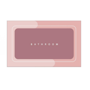 Tapete de Banheiro Antiderrapante Absorvente de Secagem Rápida