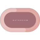 Tapete de Banheiro Antiderrapante Absorvente de Secagem Rápida