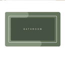 Tapete de Banheiro Antiderrapante Absorvente de Secagem Rápida