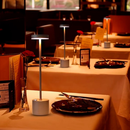 Luminária de Mesa Touch LED Recarregável Sem Fio - Candeeiro Dimerizável em Alumínio - Entrega Pronto - WYL