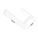 Porta Papel Higiênico Auto Adesivo em Aço Inox Cromado – Parede Banheiro